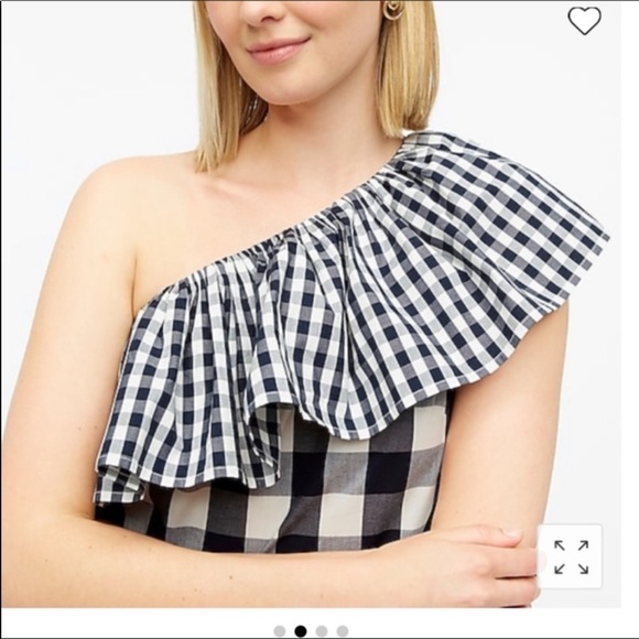 J Crew One Shoulder Ruffle Top Size 6 NWT - Picture 12 of 12